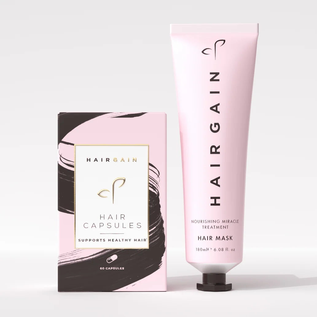Hair Gain Capsules & Hair Mask Bundle