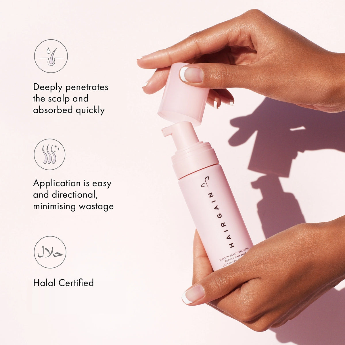 Hair Gain Scalp Foam 50ml Leave-In Treatment