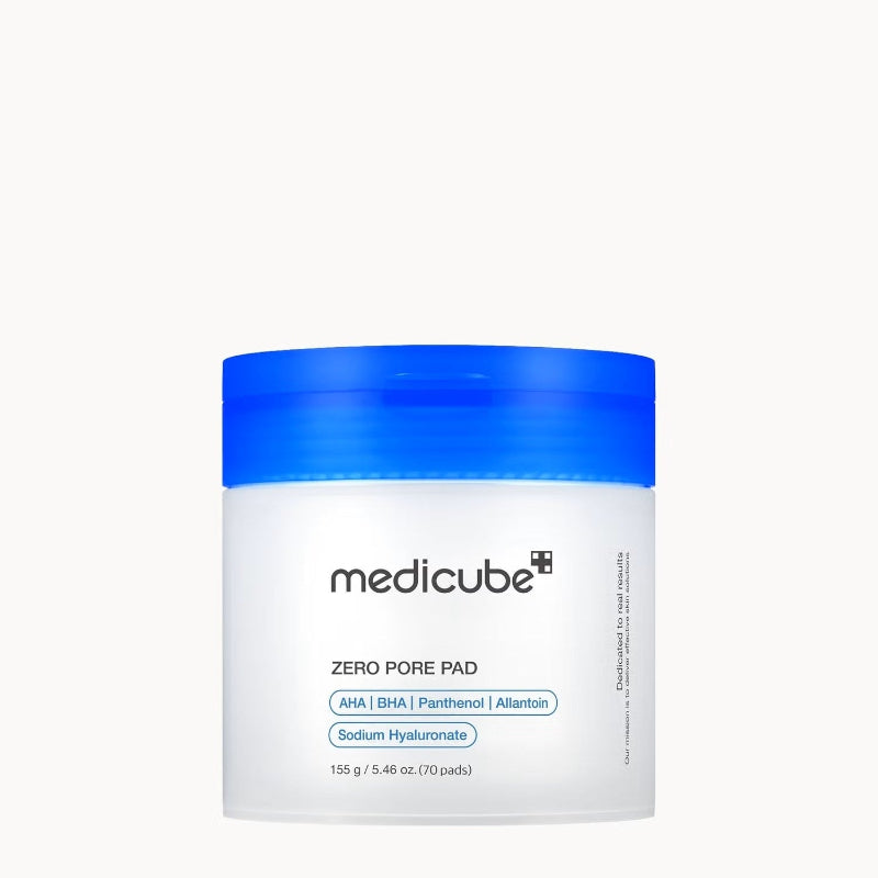 Medicube Zero Pore Pad 2.0 facial cleanser with 70 pads, designed for deep pore cleansing and skin refinement.