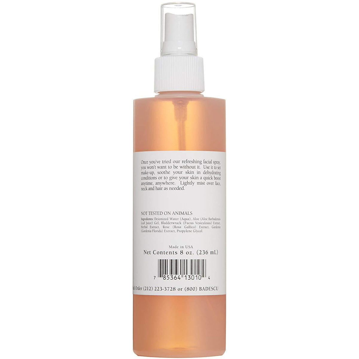 Mario Badescu Facial Spray with Aloe, Herbs, and Rosewater in 236ml bottle, featuring a mist spray for refreshing skin treatment.
