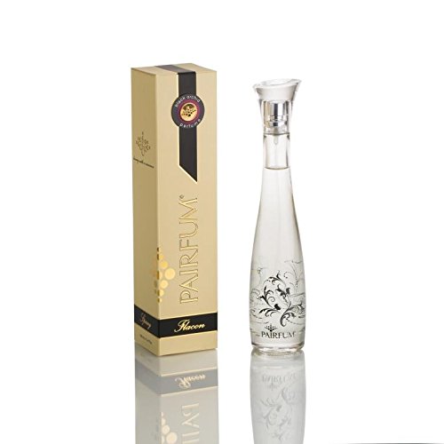 Pairfum London Magnolias in Bloom perfume room spray bottle, 100ml, with elegant floral design and label visible.