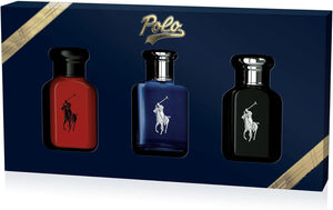 Ralph Lauren World of Polo Holiday Eau De Toilette Gift Set 3 x 40ml