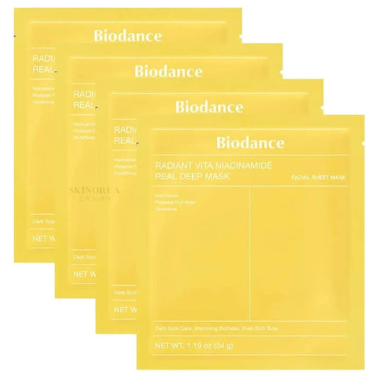 Biodance Radiant Vita Niacinamide Real Deep Mask (4 Pack)