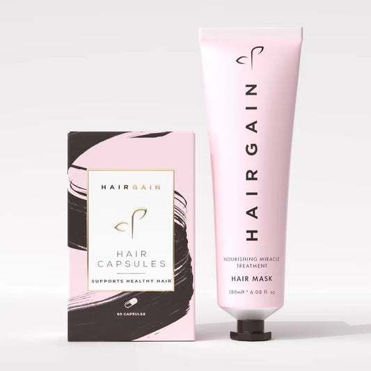 Hair Gain Capsules & Hair Mask Bundle