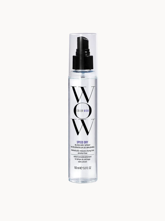 Color Wow Speed Dry Blow Dry Spray in 150ml bottle, lightweight hair styling product for faster blow-drying.