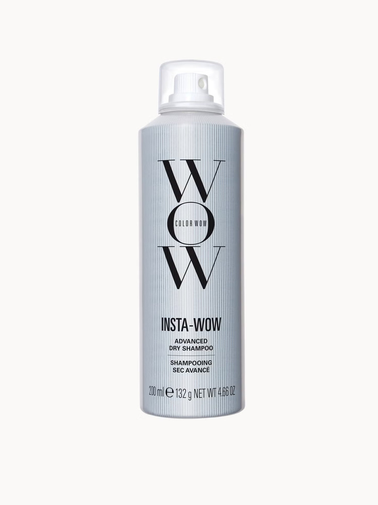 Color Wow Insta-Wow Advanced Dry Shampoo in 200ml bottle, featuring a sleek design, ideal for refreshening hair between washes.