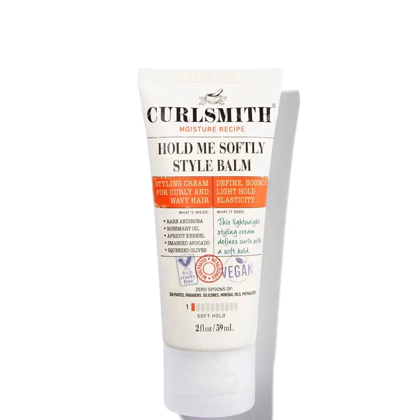 Curlsmith Hold Me Softly Style Balm For Curly Hair 59ml - Imperfect Container