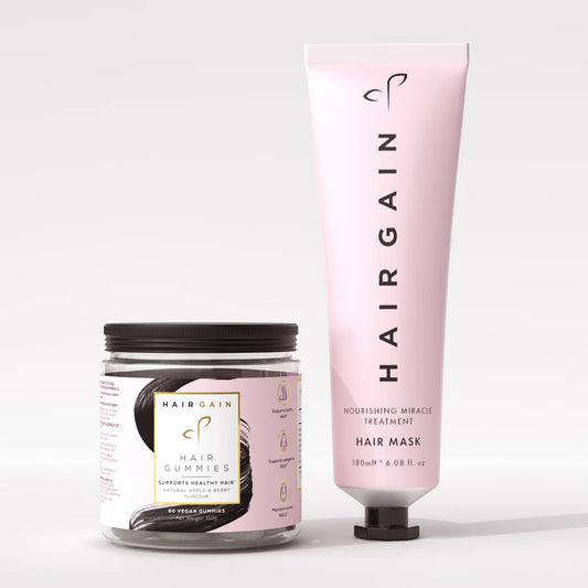 Hair Gain Gummies & Hair Mask Bundle