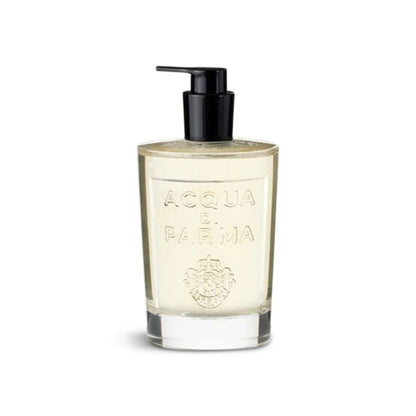 Acqua di Parma Colonia Hand Wash in 330ml bottle, luxurious bath and body product with elegant packaging.