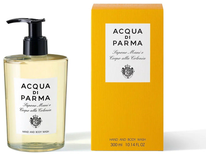 Atlanta Acqua di Parma Colonia 300ml hand and body wash in a sleek bottle, ideal for refreshing bath and body skincare.