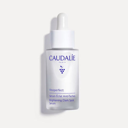 Caudalie Vinoperfect Brightening Dark Spot Serum in 30ml bottle, a luminous skincare lotion for brightening and dark spot reduction.