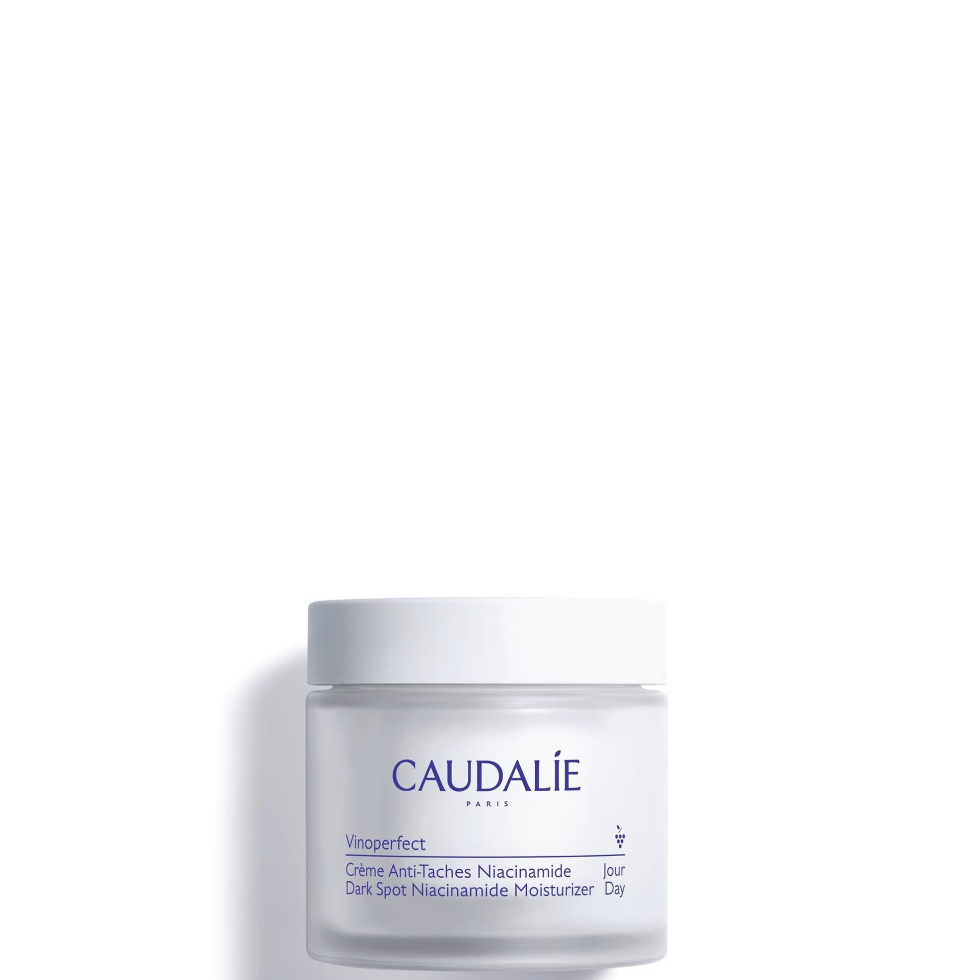 Caudalie Vinoperfect Dark Spot Niacinamide Moisturizer 50ml lotion with smooth, hydrating texture and elegant packaging.