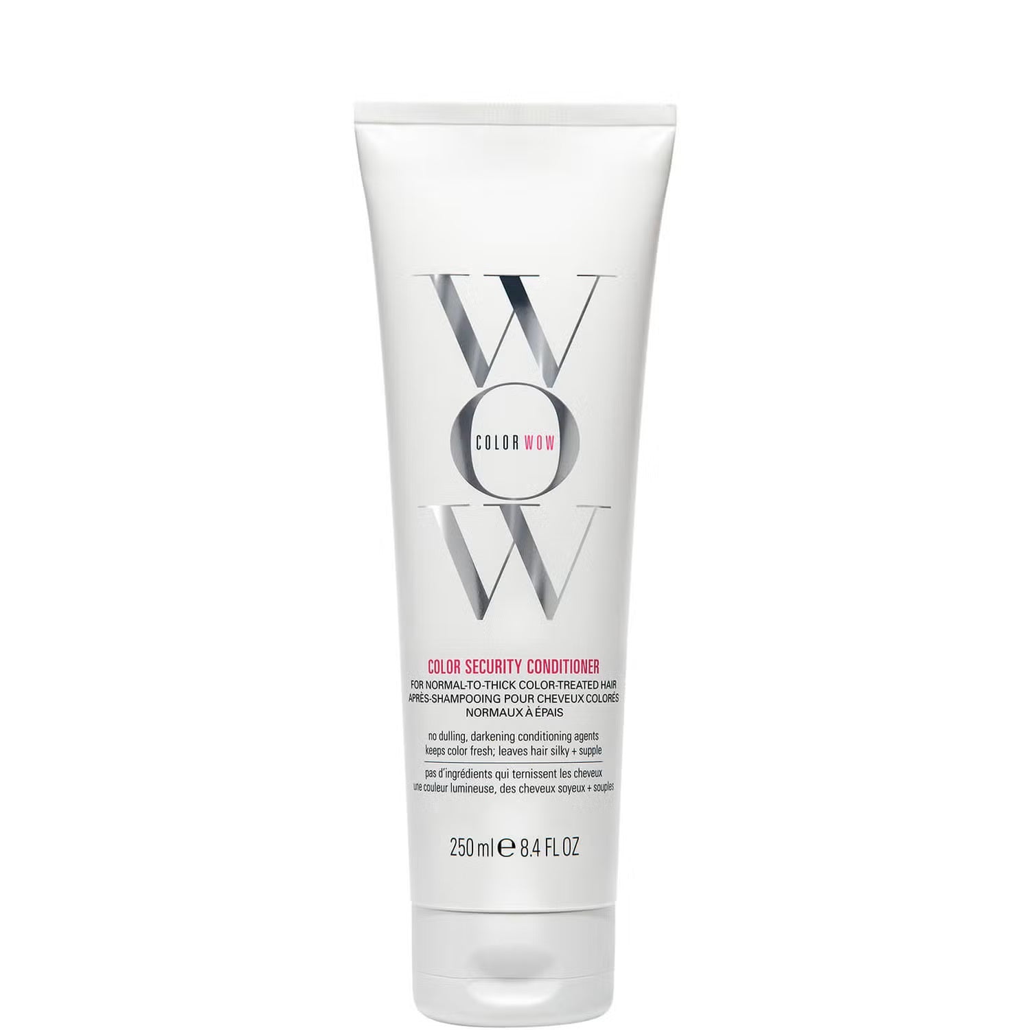 Color Wow Colour Security Conditioner for normal to thick hair, 250ml, nourishing hair care product for color protection and shine.
