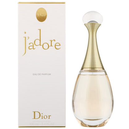 Dior J'Adore Eau de Parfum spray in 100ml bottle, elegant floral perfume for women by Dior