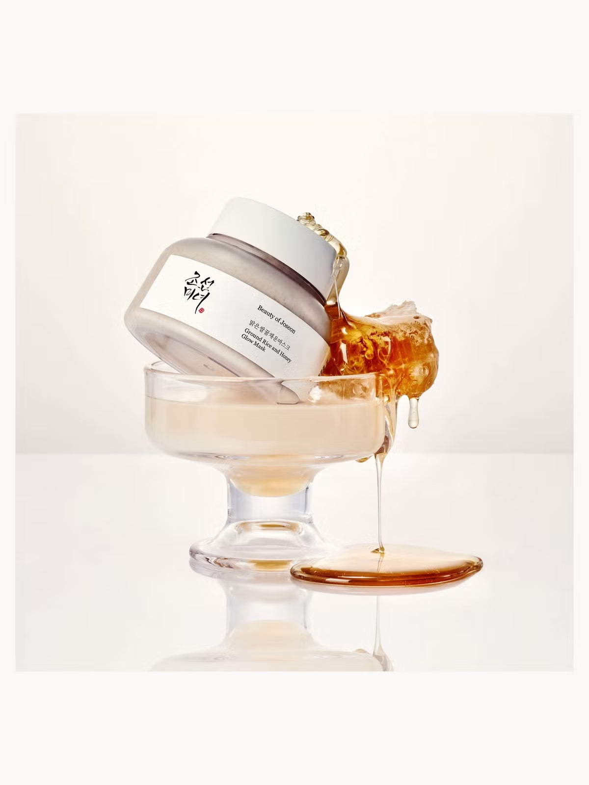 Beauty of Joseon Ground Rice and Honey Glow Mask in a 150ml jar, showcasing its natural ingredients and nourishing skincare formula.
