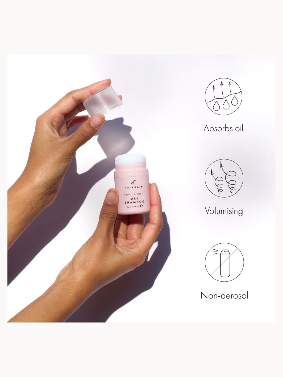 Hair Gain Peptide Puff Dry Shampoo 7ml