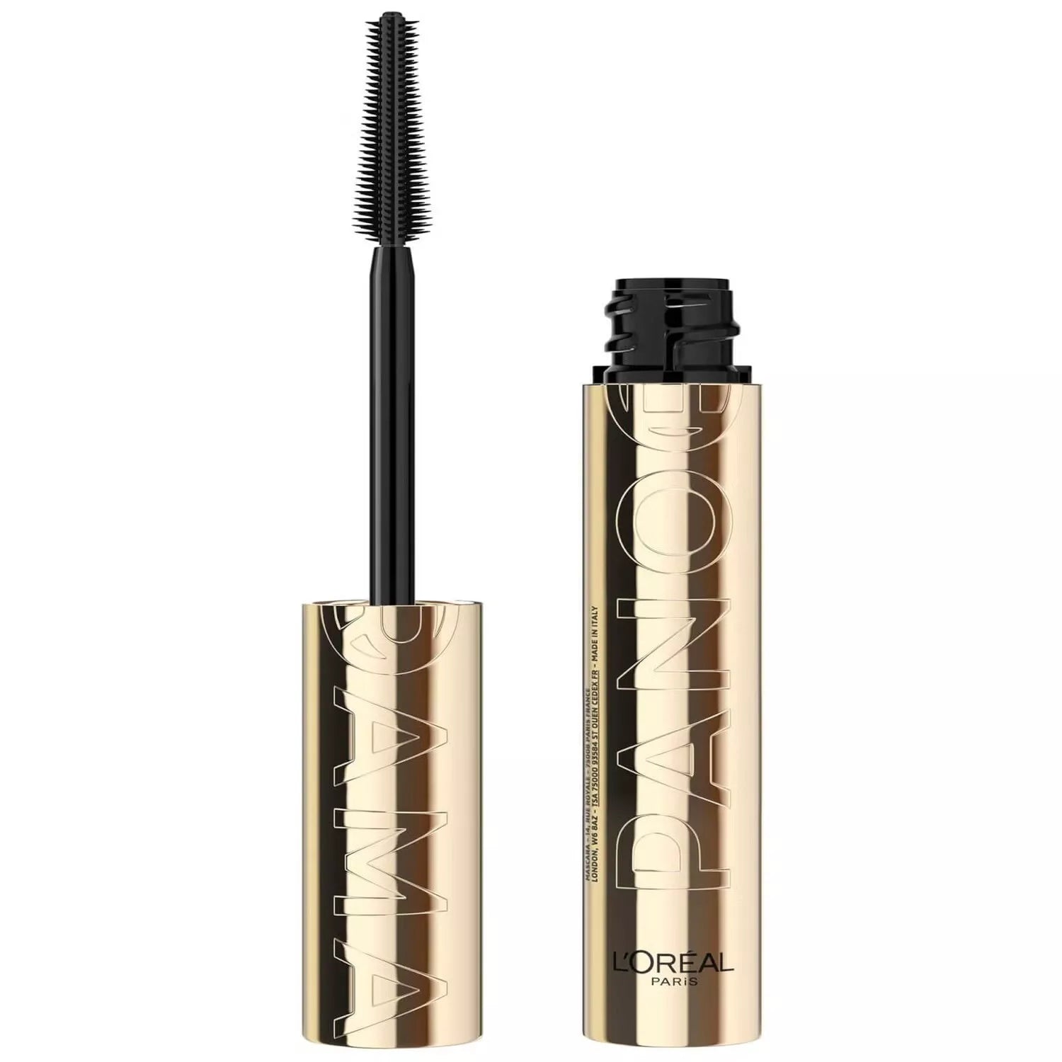 L'Oreal Paris Volume Million Lashes Panorama Mascara in black with a curved brush and volumizing formula for dramatic lashes