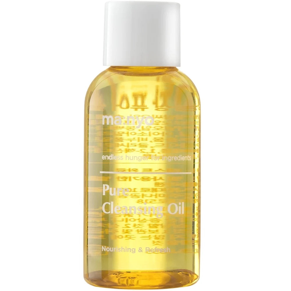 Ma:nyo Pure Cleansing Oil in 55ml bottle, facial cleanser with gentle cleansing formula, natural skincare by Ma:nyo.