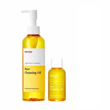 Ma:nyo Pure Cleansing Oil in 55ml bottle, gentle facial cleanser with natural ingredients for clean, refreshed skin