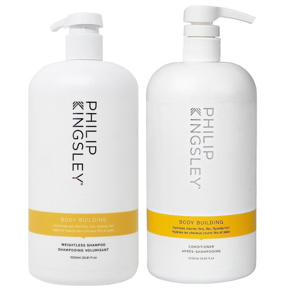 Philip Kingsley Body Building Weightless Shampoo & Conditioner Twin 2 x 1000ml