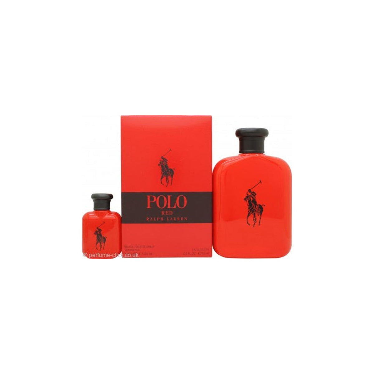 Ralph Lauren POLO RED Eau De Toilette Gift Set 125ml EDT + 15ml EDT