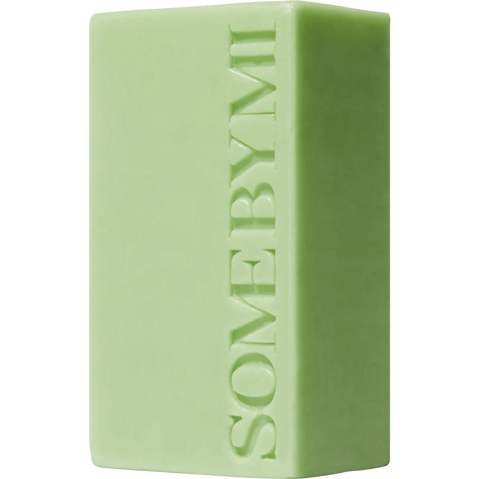 Some By Mi 30 Days AHA BHA PHA Miracle Cleansing Bar 106g for skin care, showing the soap bar with packaging.
