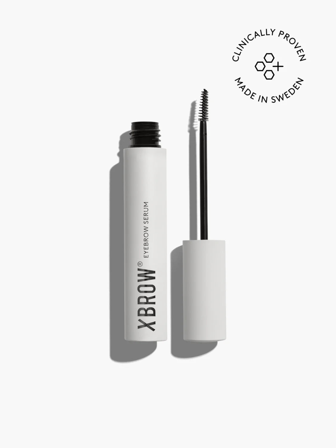 Xlash Xbrow Eyebrow Serum 5ml bottle for fuller, thicker brows, ideal for eye makeup enhancement and brow growth.