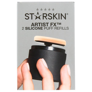 starskin artist fx™ makeup applicator silicone puff refill pack (set of 2)