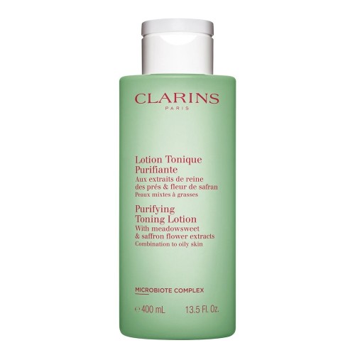 clarins purifying toning lotion 400ml - combination/oily skin