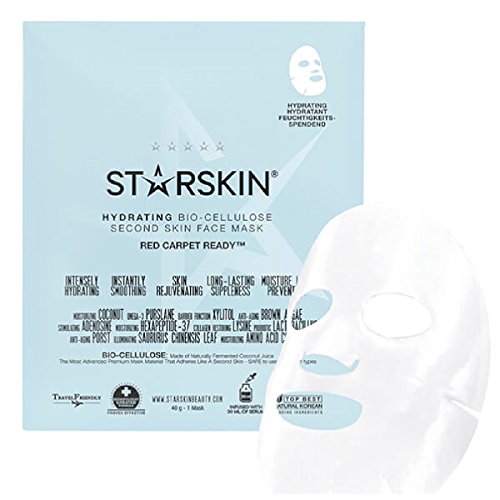 starskin red carpet ready - hydrating coconut bio-cellulose second skin face mask