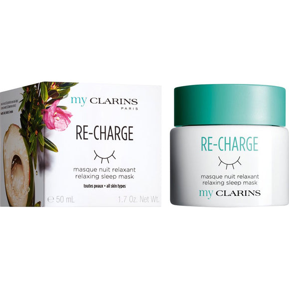 clarins my clarins re-charge relaxing sleep mask 50ml