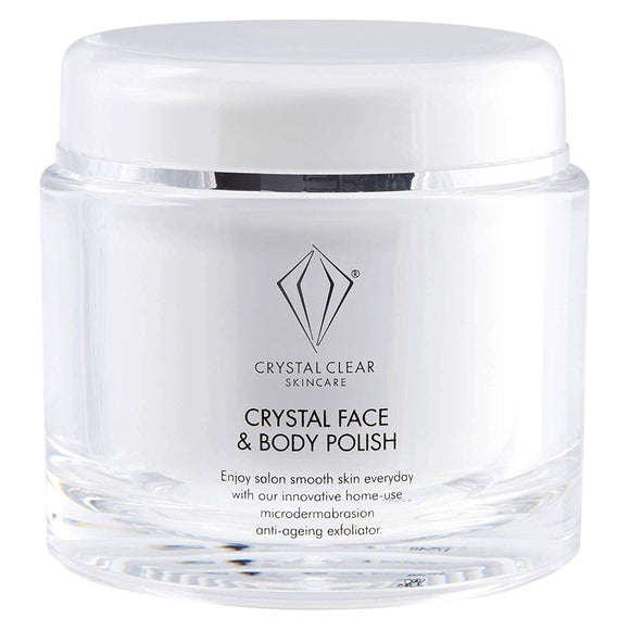 crystal clear crystal face and body polish 150ml default title