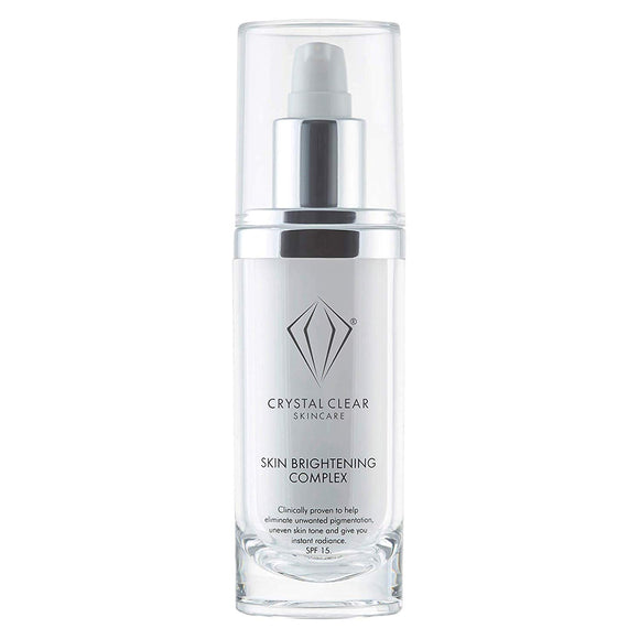 crystal clear skin brightening complex spf15 60ml, treatment formulated to address skin pigmentation and discolouration caused by sun damage or acne. default title
