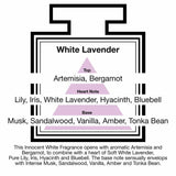 pairfum london luxury reed diffuser ‘eau de parfum’ 100 ml white lavender - 10 black reeds