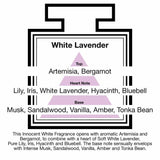 pairfum london luxury reed diffuser ‘eau de parfum’ 100 ml white lavender - 10 black reeds