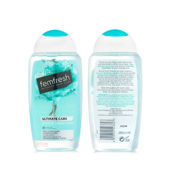 femfresh ultimate care pure and fresh wash 250ml