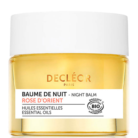 decléor organic rose damascena soothing night balm 15ml