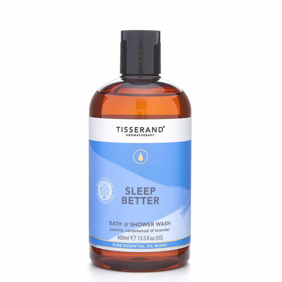 tisserand aromatherapy sleep better bath & shower wash 400ml