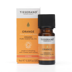tisserand aromatherapy orange organic pure essential oil 9ml