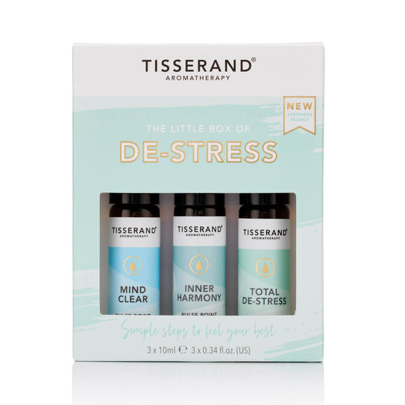 tisserand aromatherapy total de-stress discovery kit 2 x 9ml, 1 x 10ml
