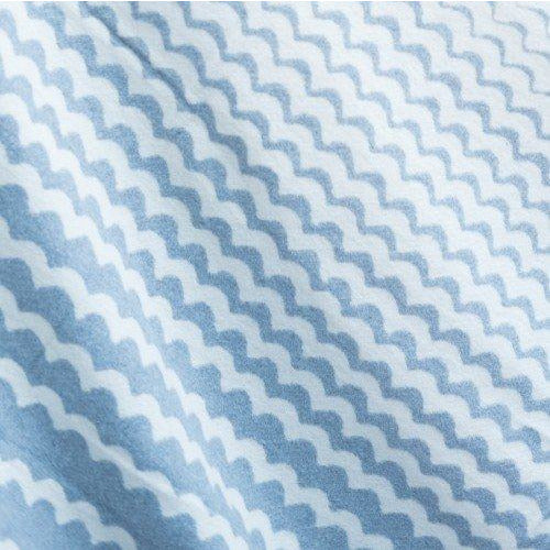 Grey Atlanta branded cotton throw blanket, single size, Swell brushed cotton for cozy comfort on beds or sofas.