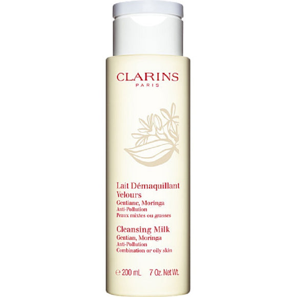 clarins anti pollution cleansing milk 200ml (combination/oily)
