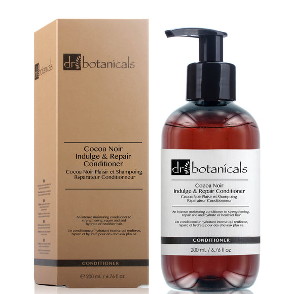 dr botanicals cocoa noir indulge and repair conditioner 200ml vegan conditioner 200ml