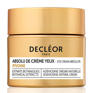 decléor peony anti-ageing absolute eye cream 15ml, perfume-free