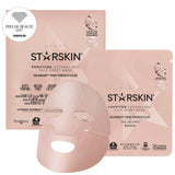 starskin silkmud™ pink french clay purifying liftaway mud face sheet mask