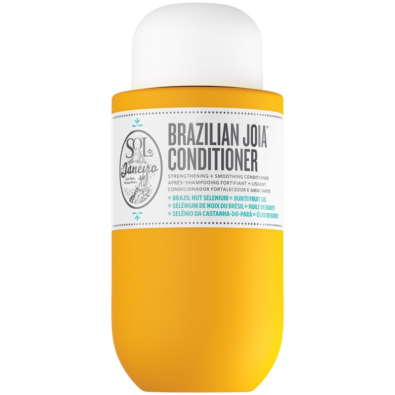 Sol de Janeiro Brazilian Joia Conditioner 295ml for nourishing hair, featuring a sleek bottle with vibrant tropical branding.