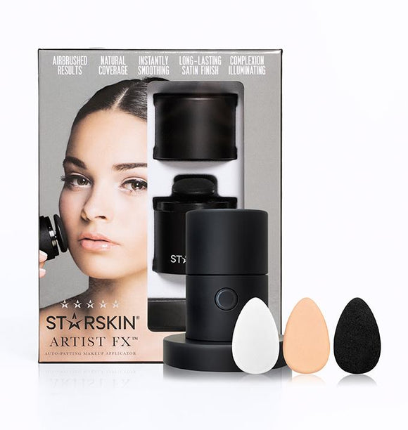 starskin artist fx™ auto-patting professional makeup applicator and refill pack auto-patting makeup applicator