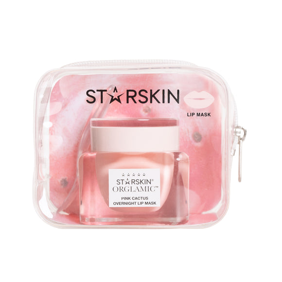 starskin orglamic™ pink cactus overnight lip mask 15ml nourishing mask