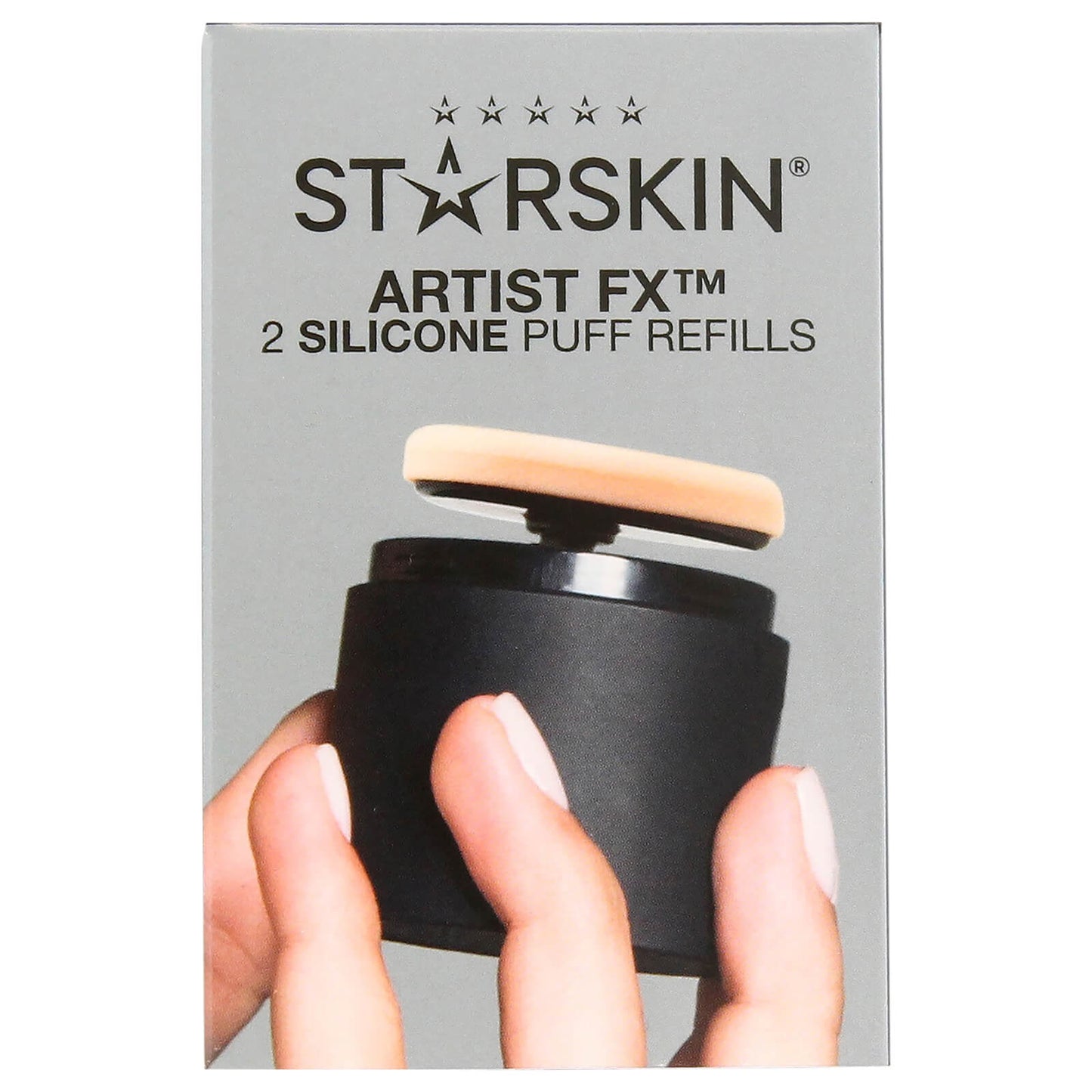 starskin artist fx™ auto-patting professional makeup applicator and refill pack silicone puff refill pack (set of 2)